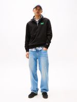 Sudadera-con-cremallera-corta-y-logo-burbuja