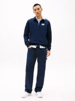 Sudadera-con-cremallera-corta-y-logo-burbuja