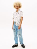 Camisa-de-manga-corta-estampada