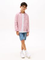Camisa-de-rayas-en-mezcla-de-lino
