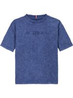 Camiseta-denim-de-cuello-redondo-con-logo