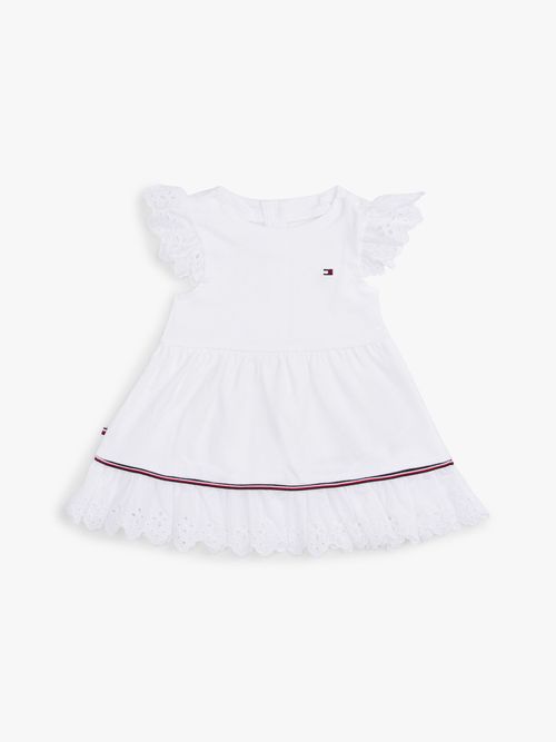 Vestido-de-manga-corta-con-detalles-calados