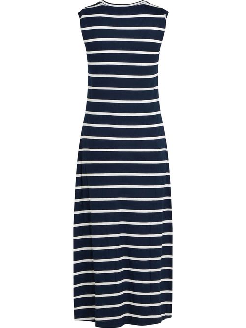 -Vestido-sin-Mangas-a-Rayas-con-Cordon-en-la-Cintura-