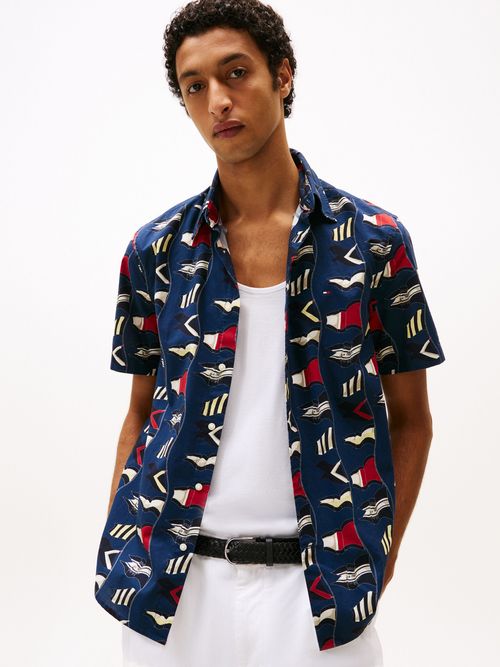 Camisa-de-corte-regular-con-estampado