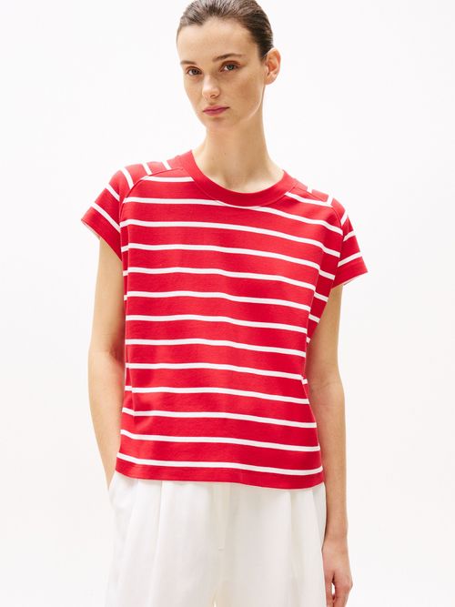 Camiseta-de-corte-relaxed-con-diseño-de-rayas