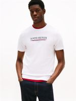 Camiseta-de-cuello-redondo-con-logo