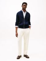 Chaqueta-de-punto-trenzado-con-cremallera