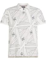 Polo-de-algodon-con-Estampado-de-barcos-de-vela-