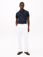 Polo-de-corte-regular-estampado-de-banderas-