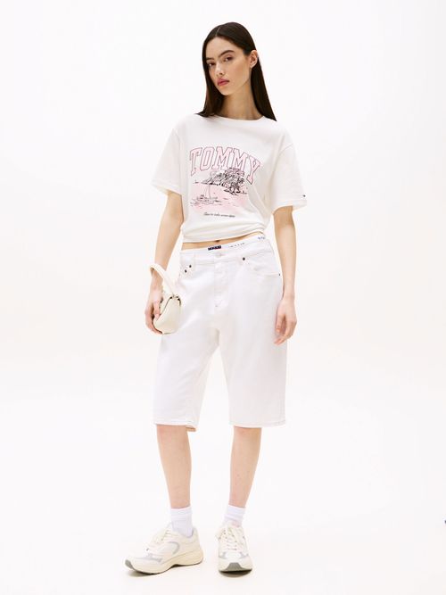 Camiseta-de-corte-amplio-con-grafico-tropical