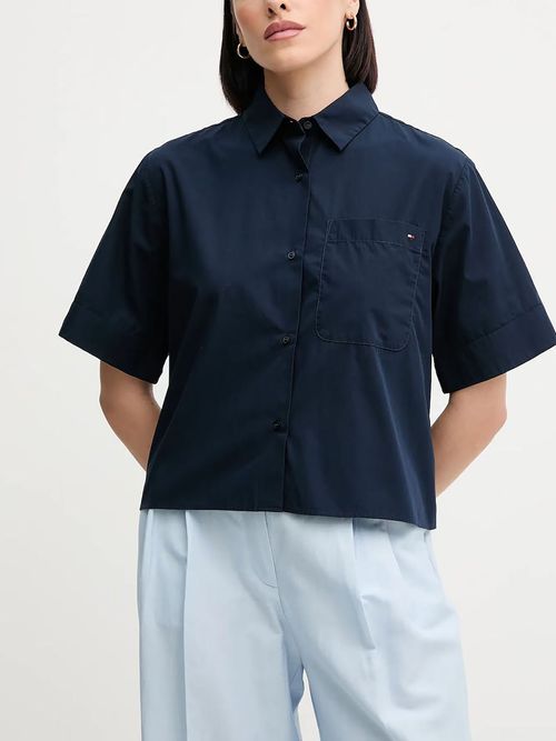 Camisa-corta-de-rayas-con-bolsillo-