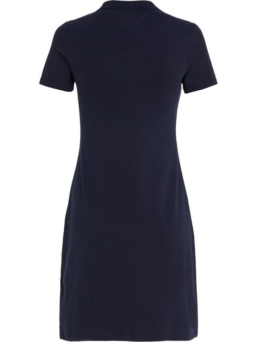 Vestido-tipo-polo-con-corte-slim--