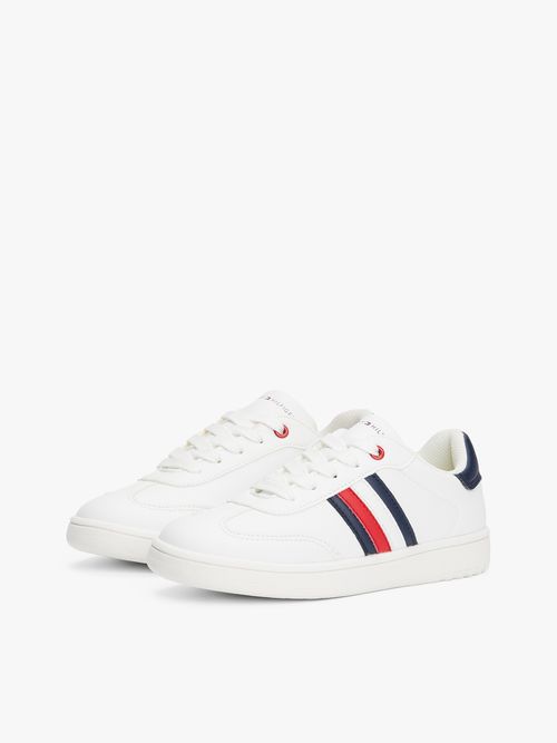 Zapatillas-de-corte-bajo-con-bandera-TH-engomado