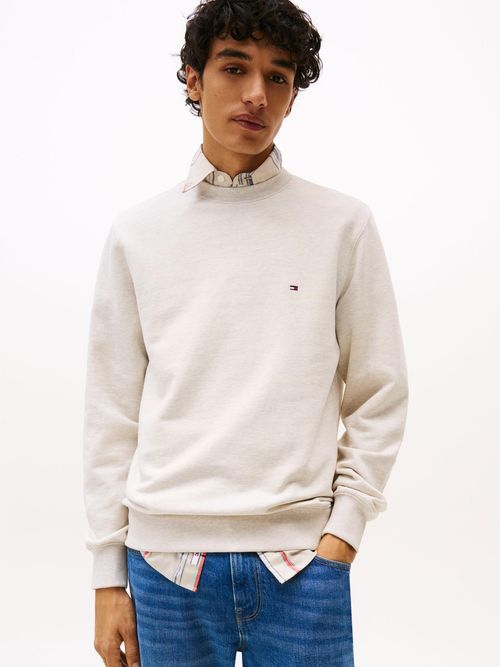 Sudadera-de-felpa-con-cuello-redondo