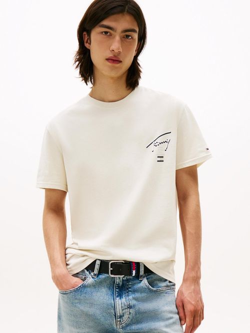 Camiseta-Signature-de-cuello-redondo-con-logo