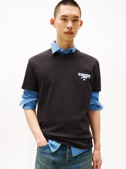 Camiseta-Signature-de-cuello-redondo-con-logo