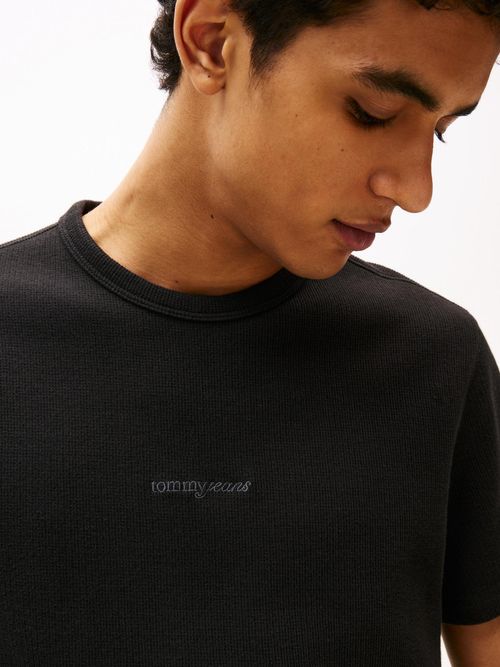 Camiseta-waffle-de-corte-slim