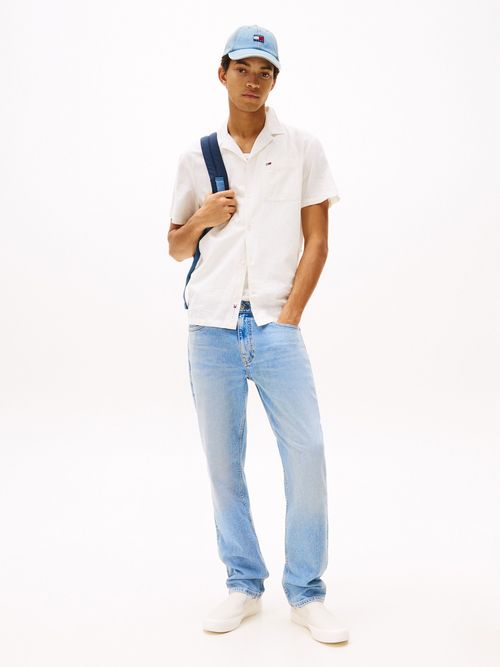 Camisa-de-corte-regular-en-mezcla-de-lino