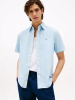 Camisa-Oxford-de-manga-corta-y-corte-regular