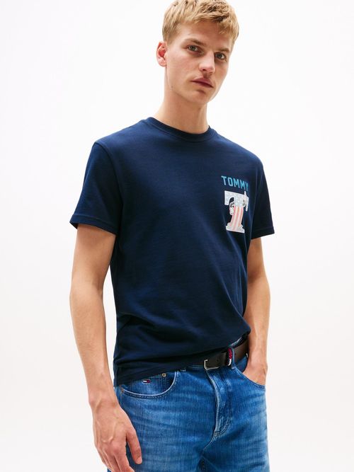 Camiseta-de-corte-regular-con-logo-script-