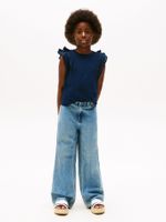 Camiseta-slim-con-mangas-de-diseño-calado