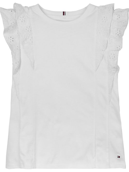 Camiseta-slim-con-mangas-de-diseño-calado
