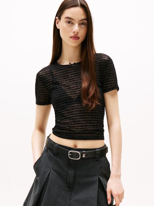 Camiseta-slim-de-malla-con-logos