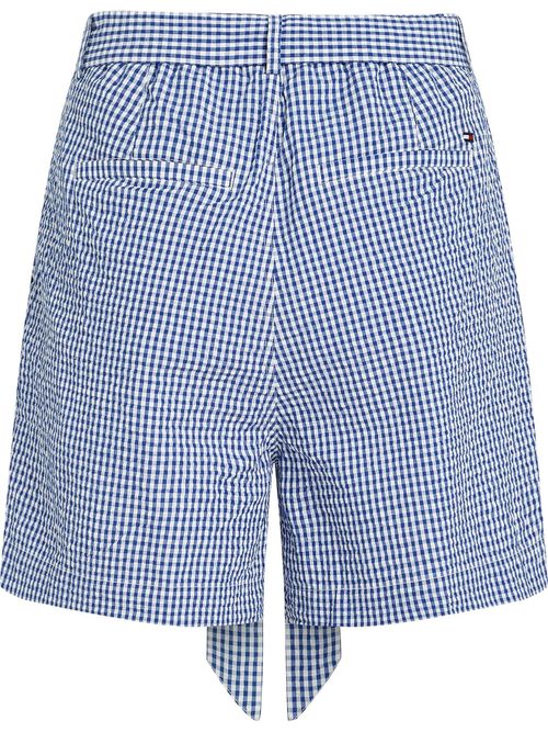 Pantalon-corto-a-Cuadros-Vichy-con-Lazada-