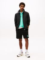 Pantalon-corto-de-chandal-con-logo-apilado