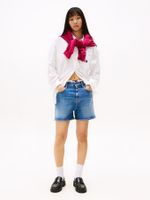 Pantalon-corto-denim-Mom-de-corte-regular-
