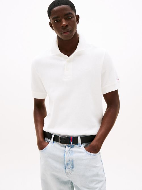 Polo-de-corte-regular-con-punto-gofrado