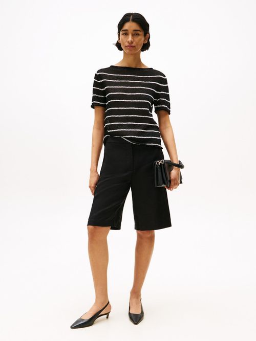 Pantalon-corto-en-mezcla-de-lino