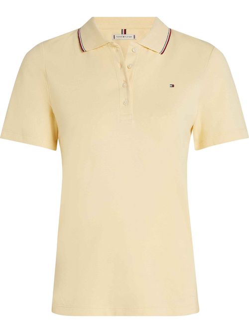 Polo-pique-slim-heritage-solido