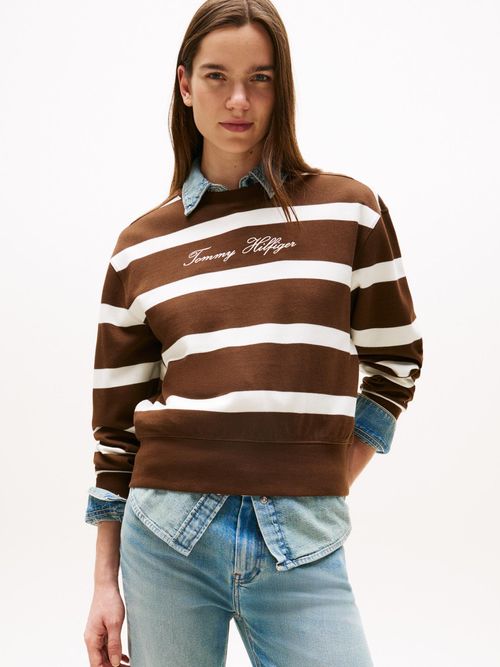 Sudadera-con-cuello-redondo-y-logo-bordado