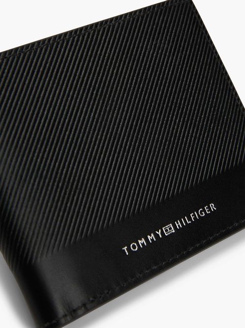 Billetera-plegable-de-cuero-con-logo