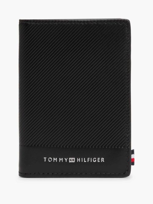 Billetera-plegable-de-cuero-con-logo