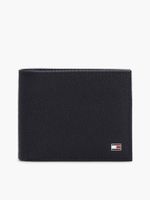 Billetera-plegable-de-cuero-con-logo-esmaltado