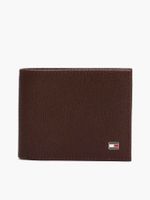 Billetera-plegable-de-cuero-con-logo-esmaltado