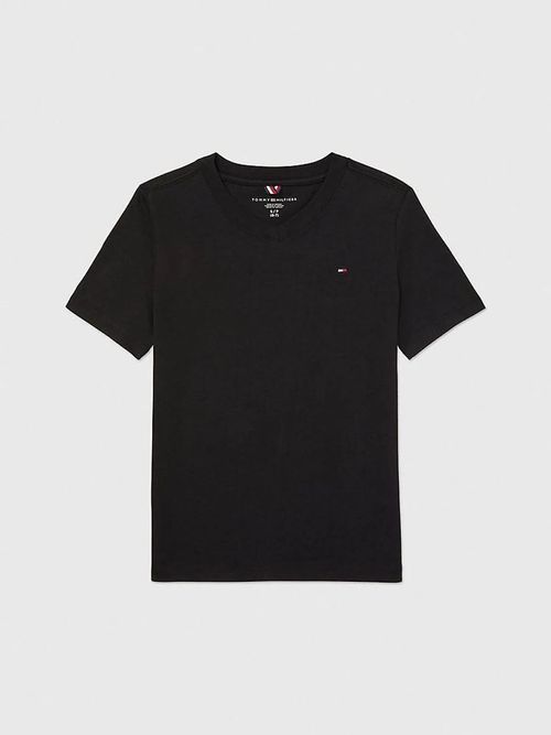 Camiseta-de-punto-de-algodon-con-cuello-en-V