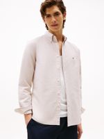 Camisa-de-corte-regular-con-logo-bordado
