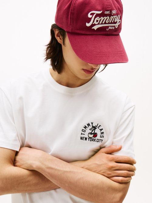 Camiseta-de-corte-regular-con-logo-grafico
