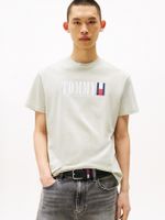 Camiseta-de-cuello-redondo-con-logo