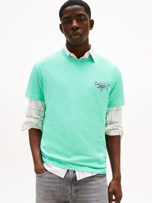 Camiseta-Signature-de-cuello-redondo-con-logo