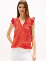 Blusa-con-tejido-de-muselina-