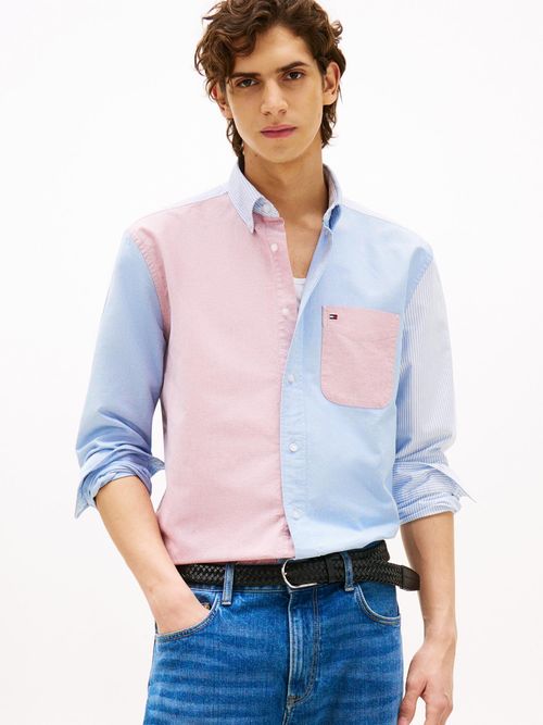 Camisa-amplia-de-rayas-color-block