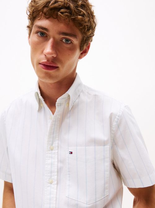 Camisa-Oxford-de-manga-corta-