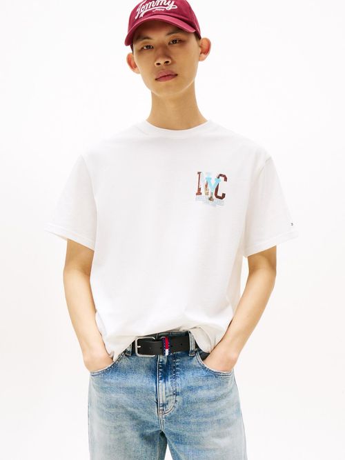 Camiseta-amplia-con-grafico-trasero