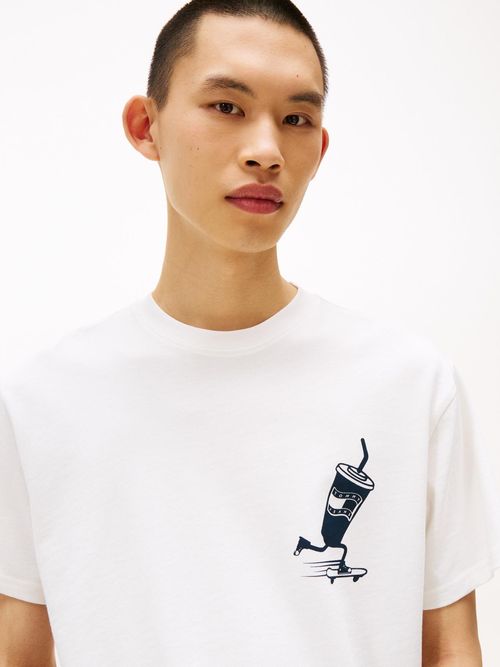 Camiseta-de-corte-amplio-con-logo-trasero