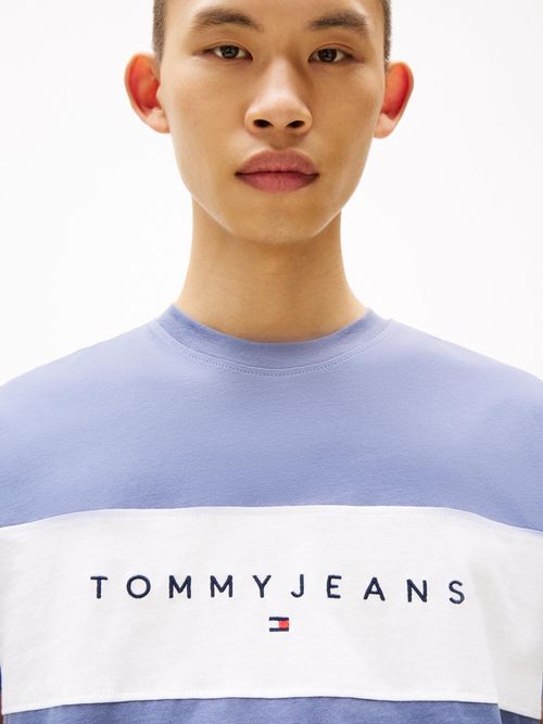 Camiseta-de-corte-regular-con-diseño-colorblock