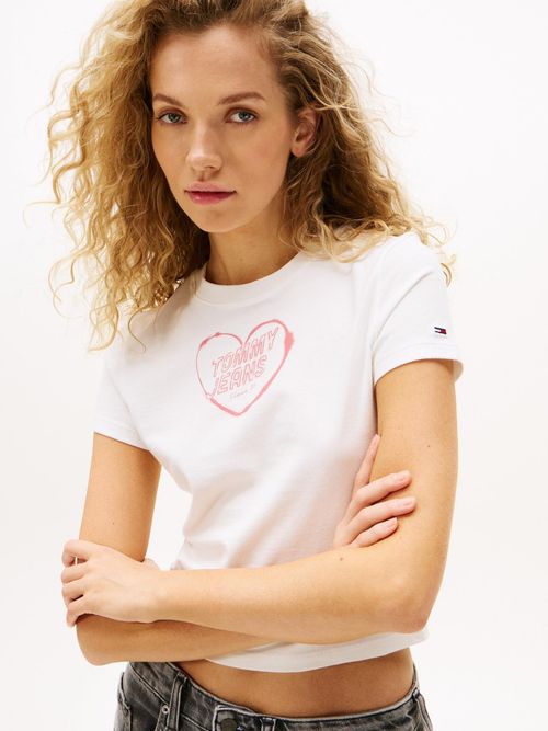 Camiseta-de-corte-slim-con-motivo-grafico